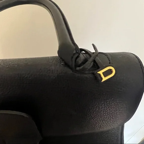 Delvaux Navy Blue Leather Brillant Handbag - Picture 11 of 11